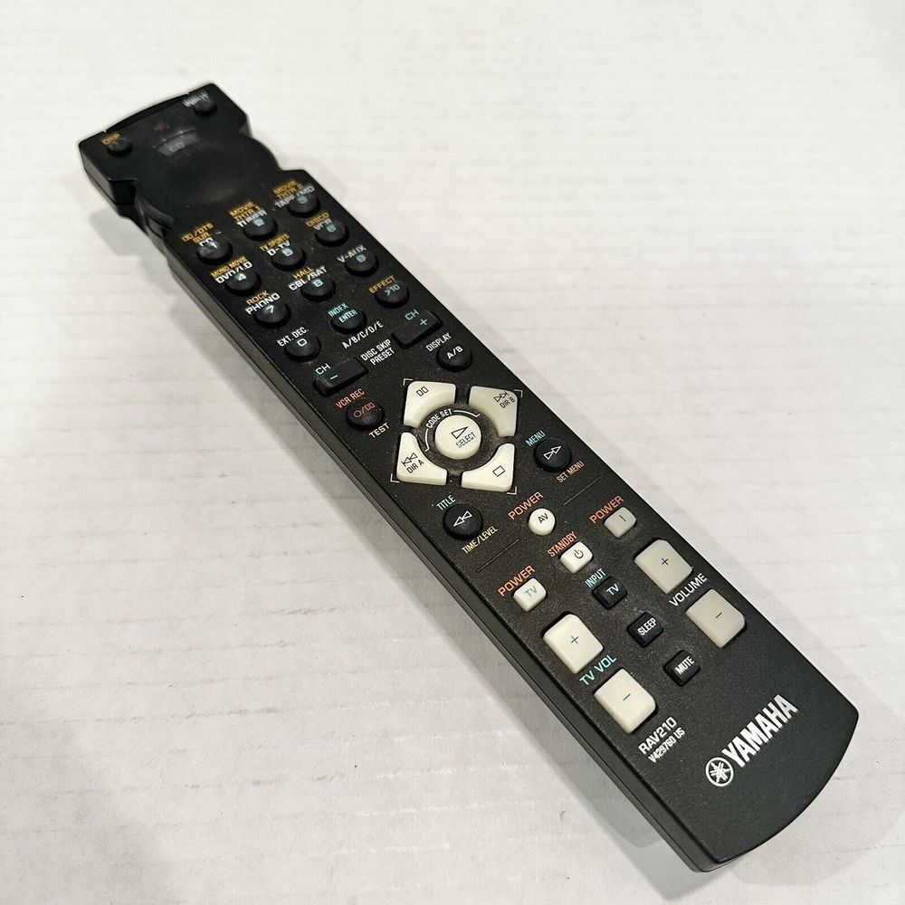 Yamaha RAV210 V429760 AV Receiver Remote Control, Black - OEM Original
